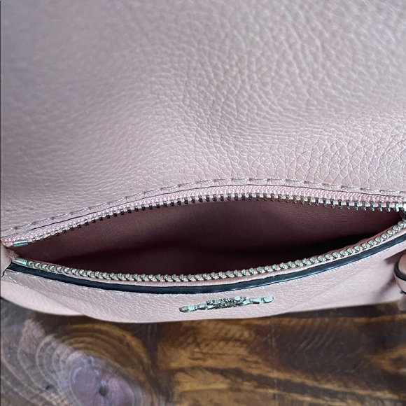 Coach Pink Leather Backpack - Picture 9 of 16